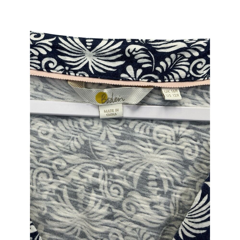 Boden Alice Floral Print V-neck Jumpsuit Women’s Size US-12R Multicolor - Picture 6 of 9